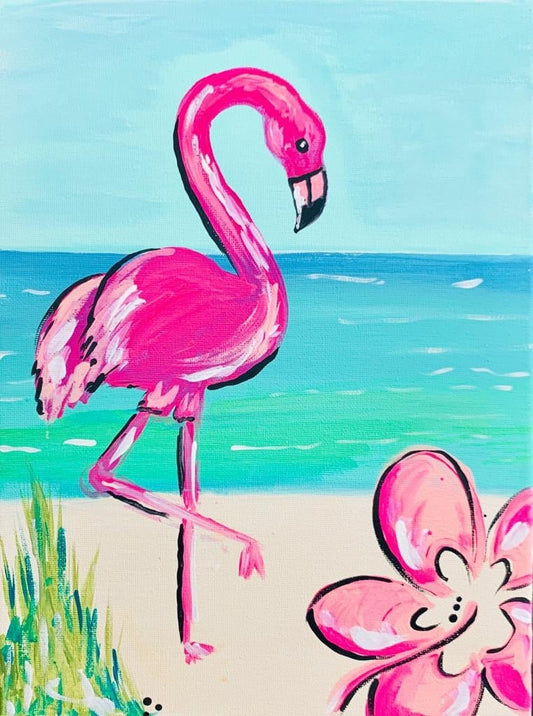 Beach Flamingo