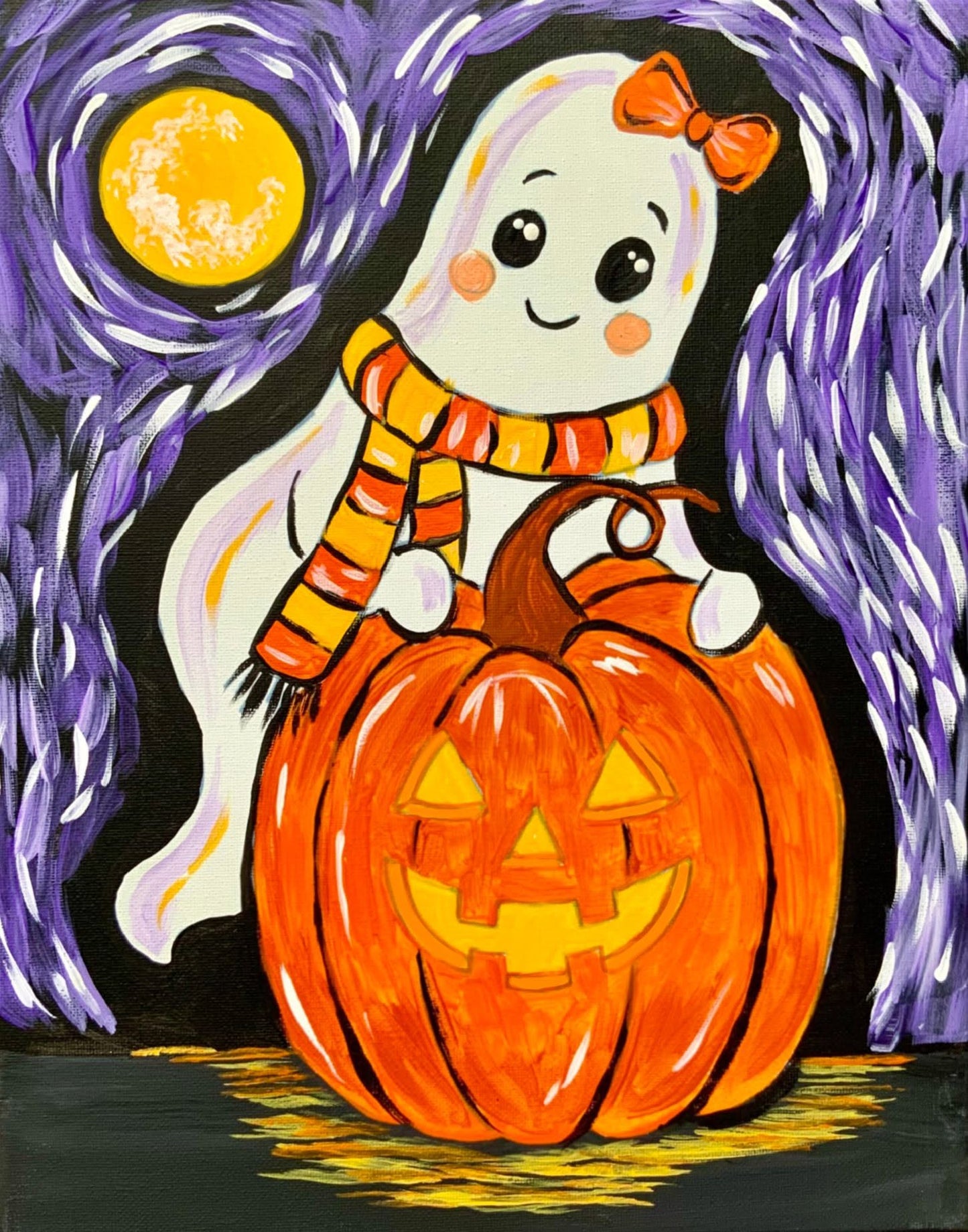 Kids Halloween Paint and Sip